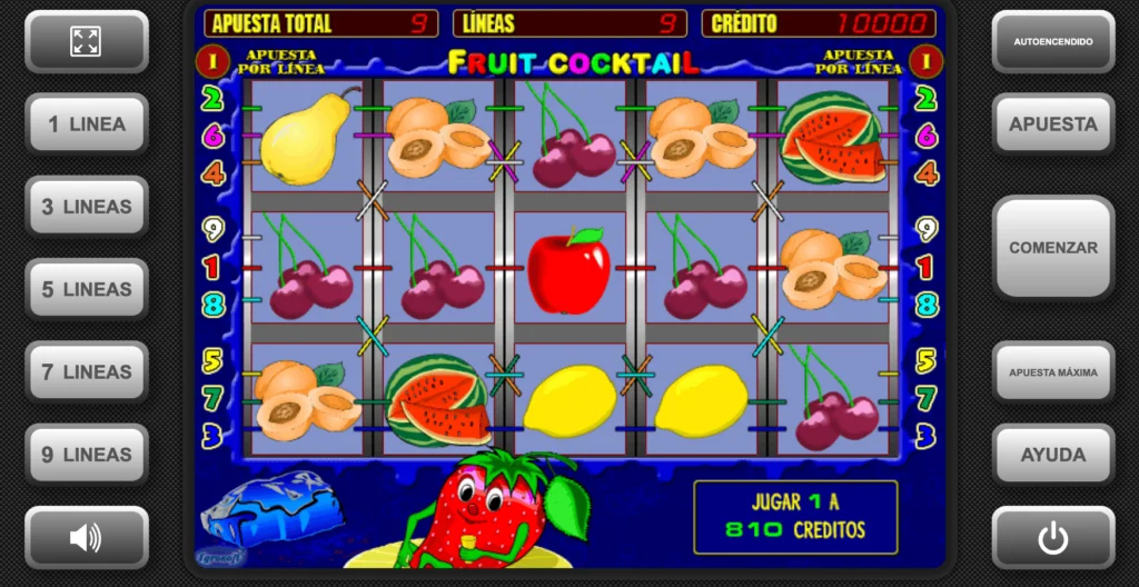Fruit Cocktail demo mode