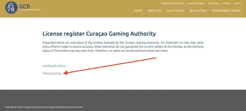 Registro de Pin Up licencias de la CGCB